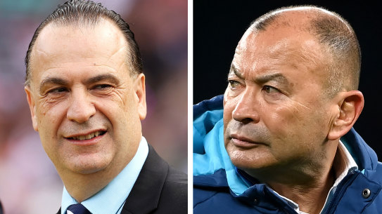 Eddie Jones and Peter V’landys have started up a war of words.