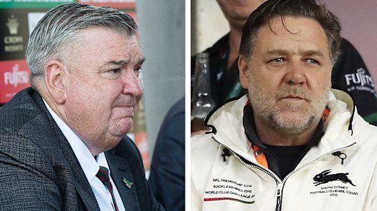 Shane Richardson  and Russell Crowe.