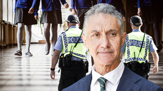 WA violence in schools generic image, with WA Education Minister Tony Buti.