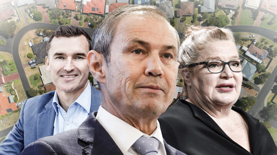 Premier Roger Cook, Housing Minister John Carey and Finance Minister Sue Ellery announced help for renters this week.