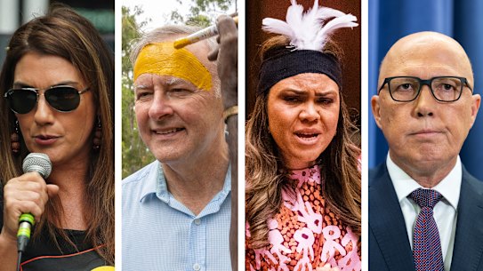 Lidia Thorpe, Anthony Albanese, Jacinta Nampijinpa Price and Peter Dutton all played key roles in the Voice campaign.