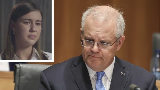 Brittany Higgins, Scott Morrison