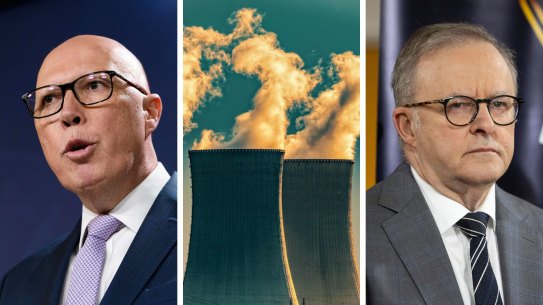 Opposition Leader Peter Dutton and Prime Minister Anthony Albanese are at odds over the country’s energy future.