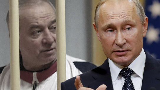Putin Skripal composite image Photo: AP