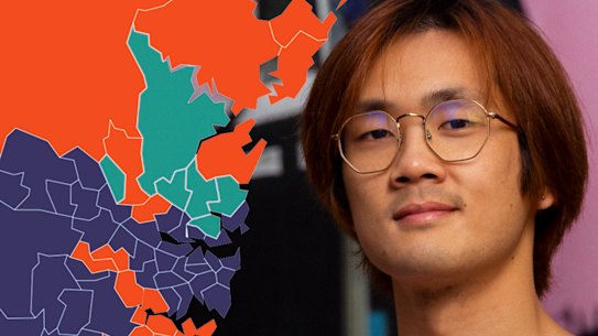 Student Boris Tam outside UTS in Sydney.