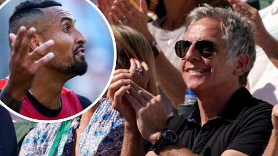 Nick Kyrgios ben Stiller