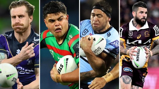 Cameron Munster, Latrell Mitchell, Dale Finucane and Adam Reynolds.