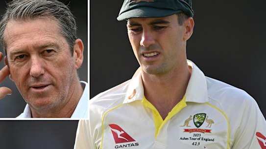 Glenn McGrath and Pat Cummins.