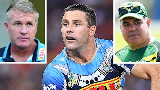 Garth Brennan, Michael Gordon and Mal Meninga.