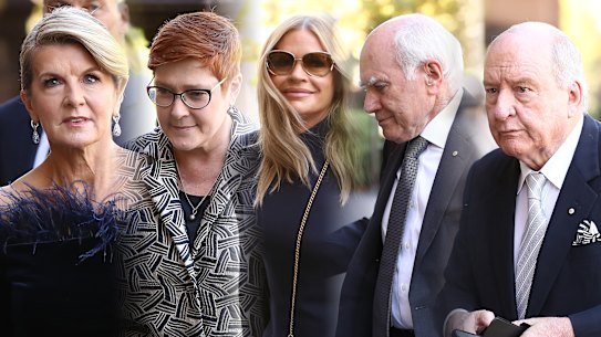 Famous Australians honoured Carla Zampatti at a state funeral on Thursday.