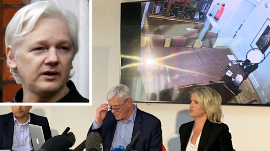 WikiLeaks has discovered an extensive "spying operation" against Julian Assange inside the Ecuadorian embassy, gathering data that was used in an extortion attempt.