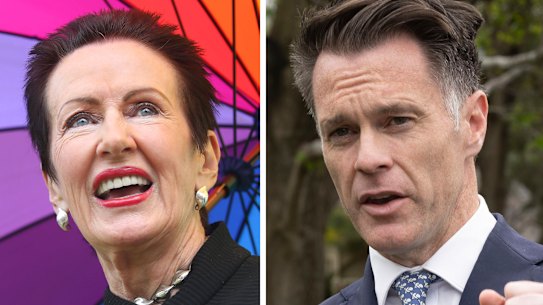 Clover Moore and Chris Minns.