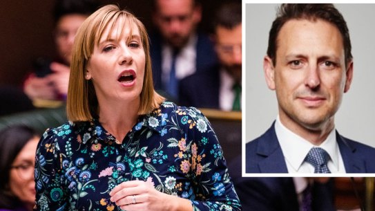 NSW Transport Minister Jo Haylen and NSW’s new transport secretary Josh Murray.