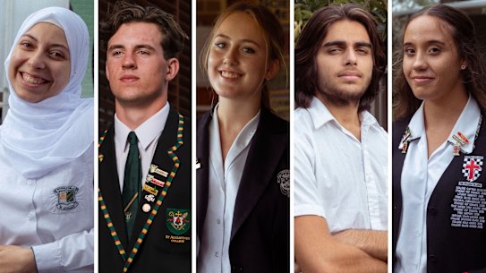 Roaa Ahmed, Josh Seward, Eloise Struthers, Jihad Yassine and Paige Manning.