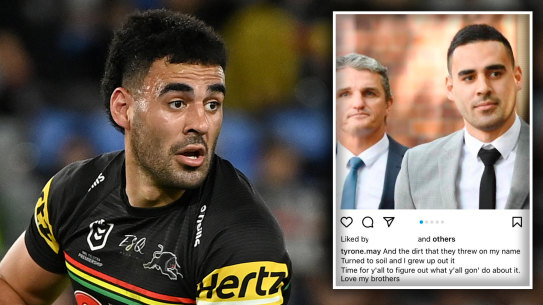 Tyrone May and the Instagram post that has again landed him in hot water.