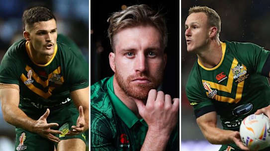 Nathan Cleary, Cameron Munster and Daly Cherry-Evans
