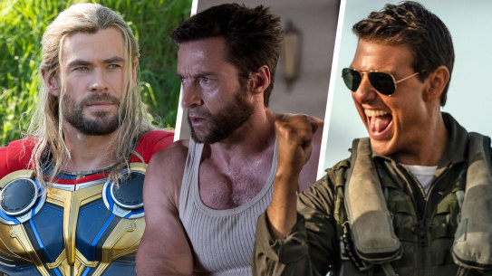 Chris Hemsworth, Hugh Jackman, Tom Cruise