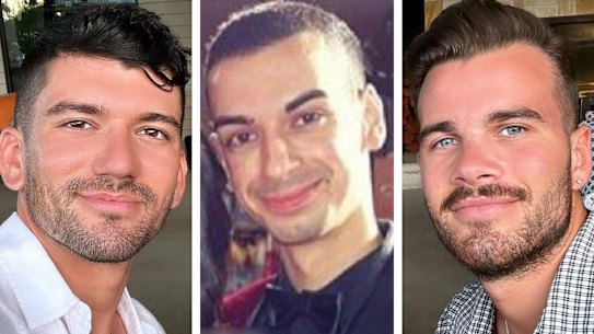 Left to right: Luke Davies, Beau Lamarre and Jesse Baird.