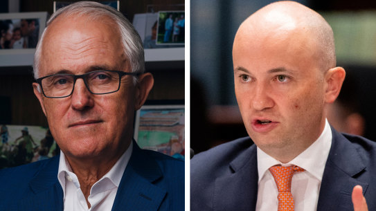 Malcolm Turnbull and Matt Kean, a parting of the ways.