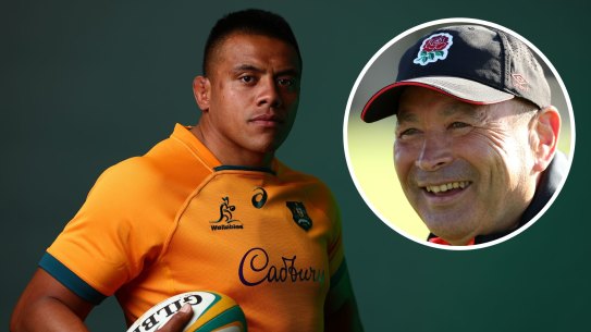 Allan Alaalatoa and Eddie Jones (inset)