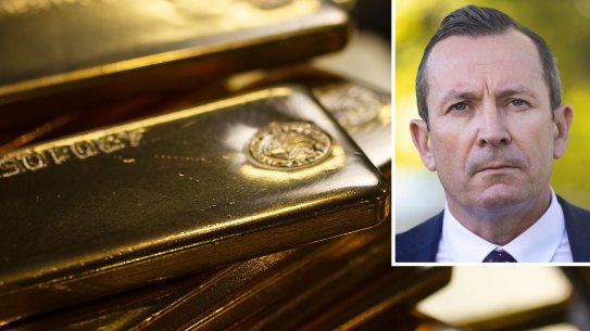 Perth Mint, WA Premier Mark McGowan, Western Australia gold WAtoday. Picture: Supplied