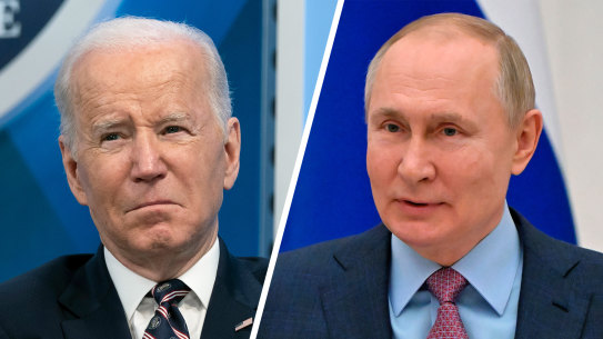 Joe Biden and Vladimir Putin.