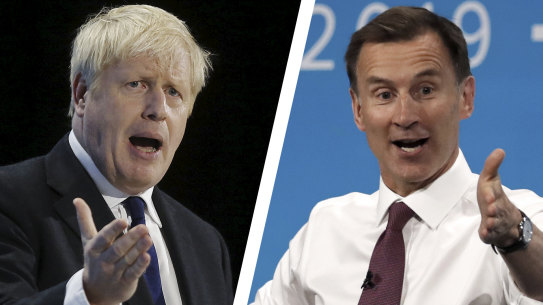 Boris Johnson v Jeremy Hunt for leadership of Conservative Party, UK prime ministership.