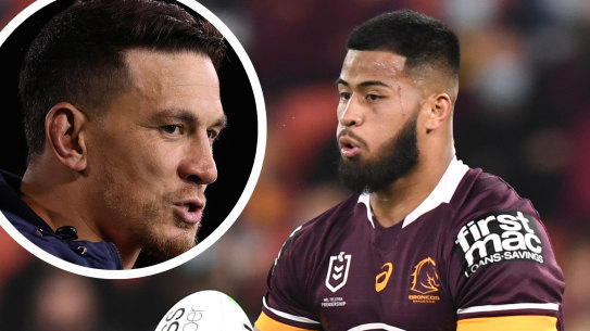 Payne Haas has been taking advice from Sonny Bill Williams.