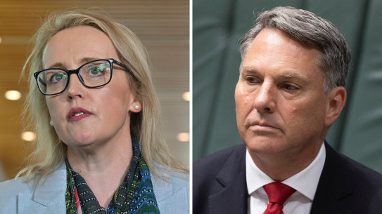 Jo Tarnawsky and Richard Marles.