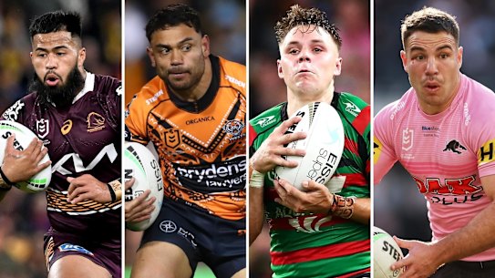 Payne Haas, David Nofoaluma, Blake Taaffe and Sean O’Sullivan.