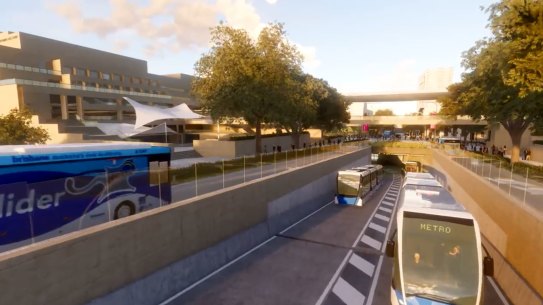 The planned Cultural Centre station will be moved to under the Convention Centre.