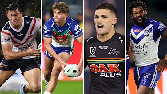 Joey Manu, Reece Walsh, Nathan Cleary and Josh Addo-Carr.