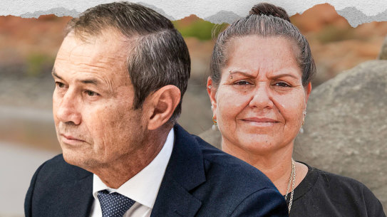 WA Premier Roger Cook, traditional owner Raelene Cooper, WAtoday main picture. Picture: WAtoday