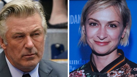 Halyna Hutchins and Alec Baldwin