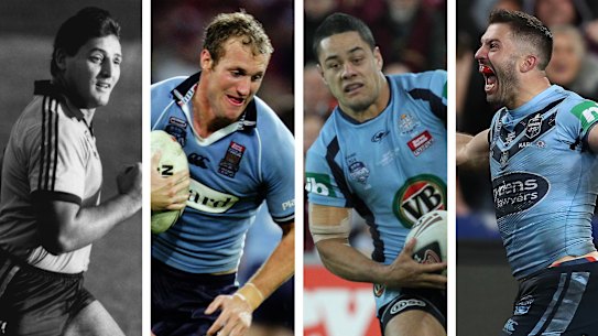 Steve Roach, Mark Gasnier, Jarryd Hayne and James Tedesco. 