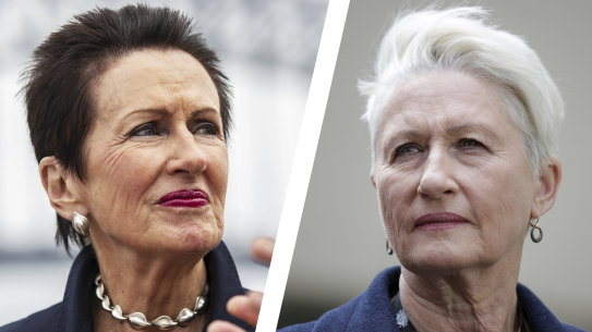 Sydney’s lord mayor race this year will be a clash between bitter rivals Clover Moore (left) and Kerryn Phelps.