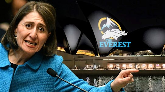 Gladys Berejiklian hands Racing NSW, Alan Jones victory in Opera House battle