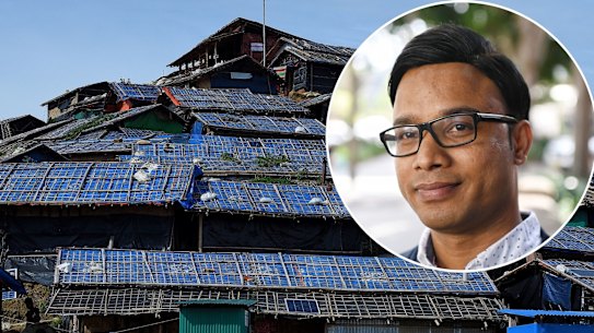 Sydney pharmacist’s fiancee  trapped in Myanmar refugee camp.