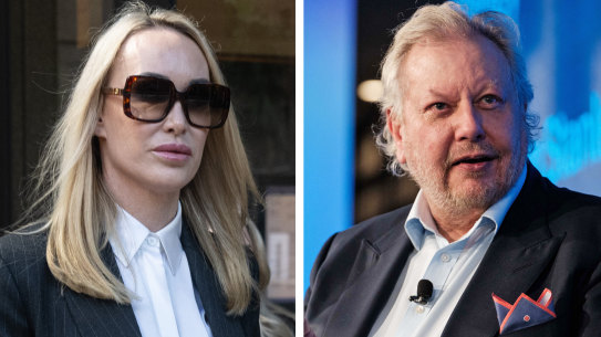 Beauty entrepreneur Linda Rogan and tech billionaire Richard White.