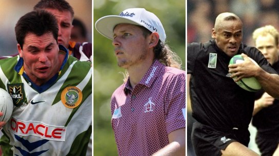 Brad Clyde, Cameron Smith and Jonah Lomu