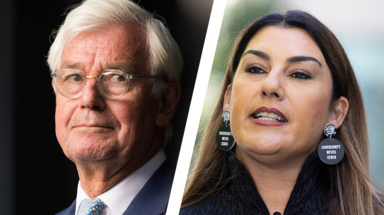 Julian Burnside and Lidia Thorpe.