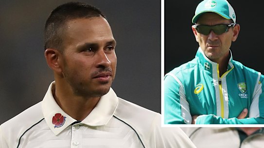 Usman Khamaja and Justin Langer.