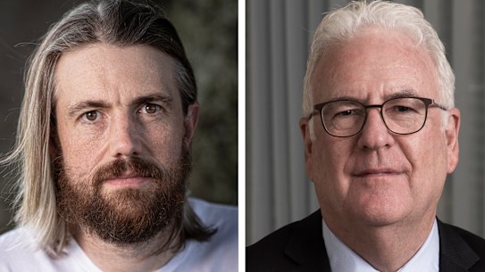 Mike Cannon-Brookes and AGL chief executive Graeme Hunt - both need to come clean.