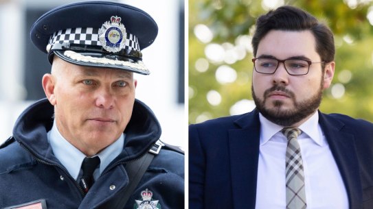 Detective Superintendent Scott Moller said his team had concerns about charging Bruce Lehrmann.