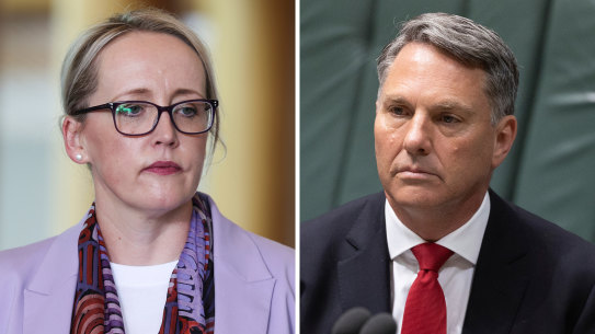 Jo Tarnawsky and Richard Marles.