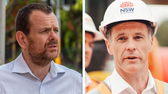 Chris Minns warned upper house member Stephen Lawrence over the speech.