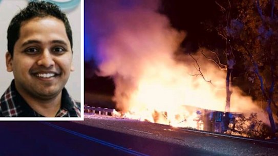 Harshwardhan Narde deliberately drove his BMW into the path of a semi-trailer at Willow Tree.