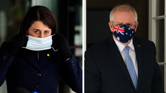 Prime Minister Scott Morrison has thrown his support behind NSW Premier Gladys Berejiklian. 