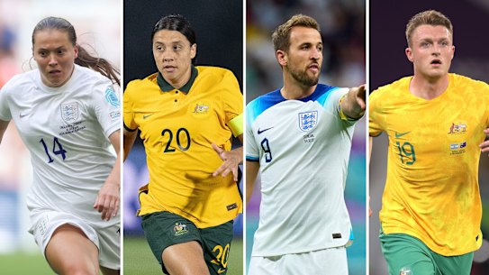England and Australia’s men’s and women’s teams will meet in senior international friendlies this year.