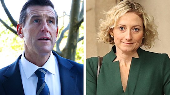 Ben Roberts-Smith and Monica Allen.